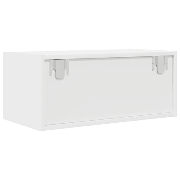 vidaXL TV-benker 2 stk hvit 60x31x25,5 cm konstruert tre