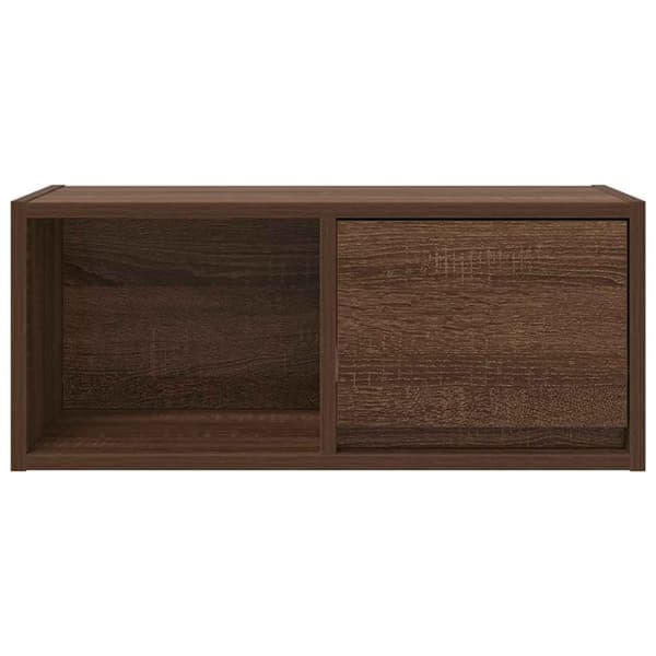 vidaXL TV-taso ruskea tammi 60x31x25,5 cm tekninen puu