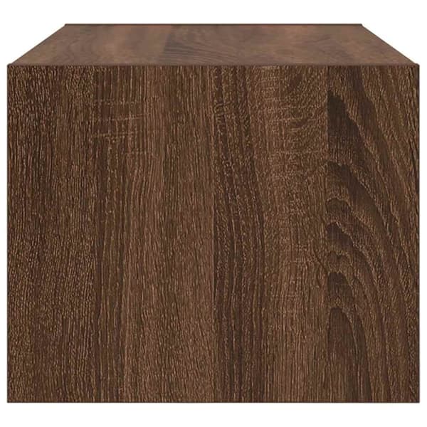 vidaXL TV-taso ruskea tammi 60x31x25,5 cm tekninen puu