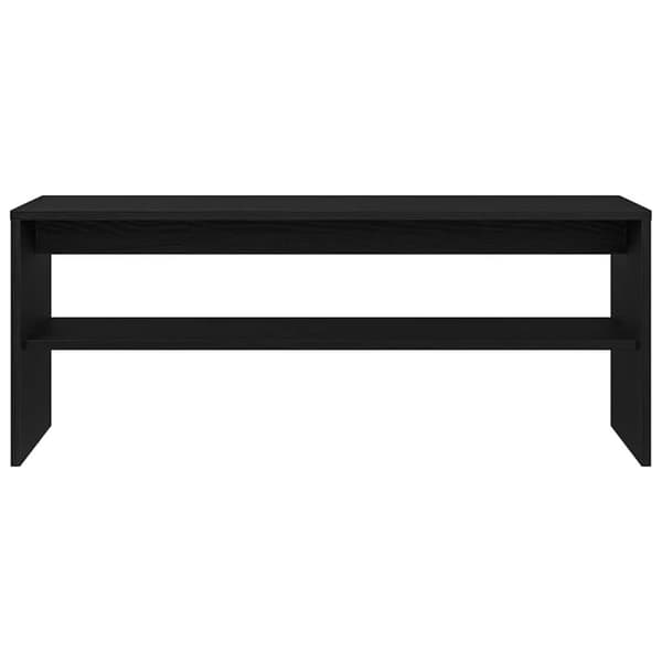 vidaXL TV-benk svart eik 100x40x40 cm konstruert tre