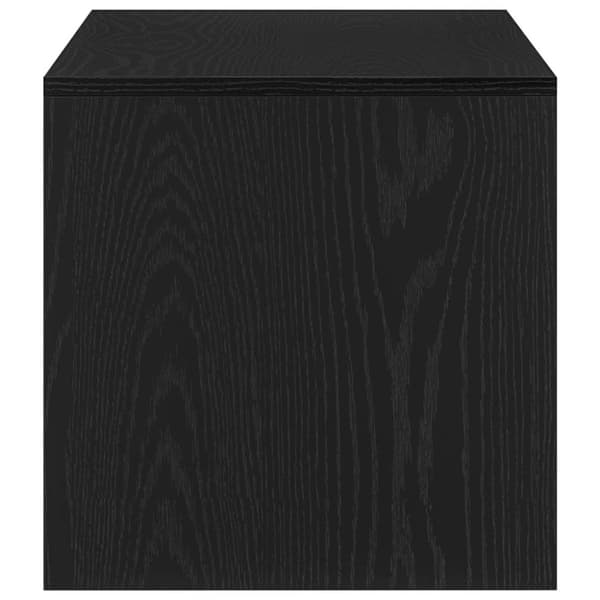 vidaXL TV-benk svart eik 100x40x40 cm konstruert tre