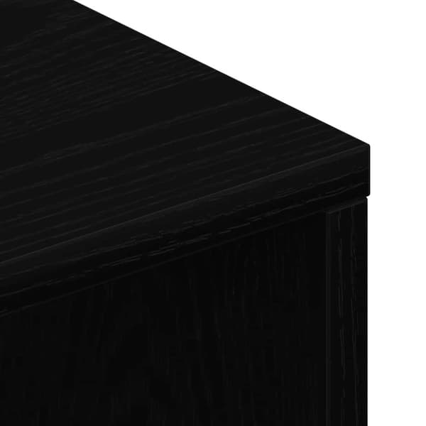 vidaXL TV-benk svart eik 100x40x40 cm konstruert tre