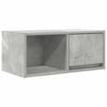 Miniatyrbilde 7 av 11: vidaXL TV-benker 2 stk betonggrå 60x31x25,5 cm konstruert tre
