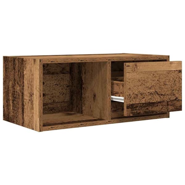 vidaXL TV-benk gammelt tre 60x31x25,5 cm konstruert tre