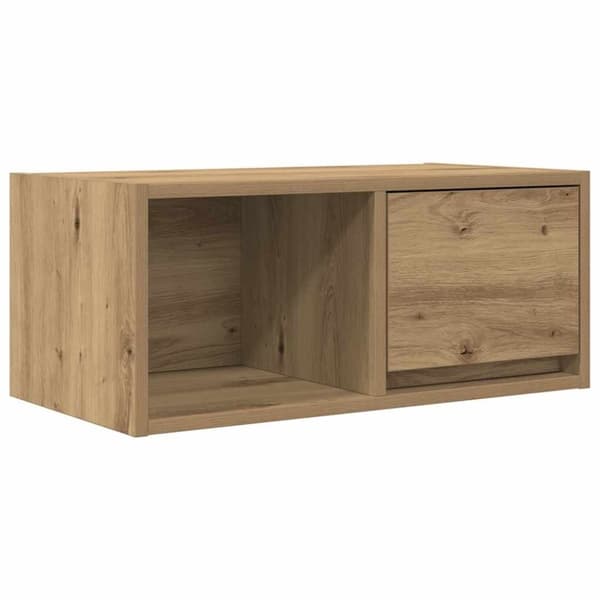 vidaXL tv-bord 60x31x25,5 cm konstrueret træ kunsteg