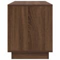 Miniatyrbilde 9 av 11: vidaXL TV-benk med LED-lys brun eik 100x41x50 cm