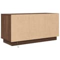 Miniatyrbilde 10 av 11: vidaXL TV-benk med LED-lys brun eik 100x41x50 cm
