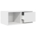 Miniatyrbild 6 av 11: vidaXL TV-bänk vit 60x31x25,5 cm konstruerat trä