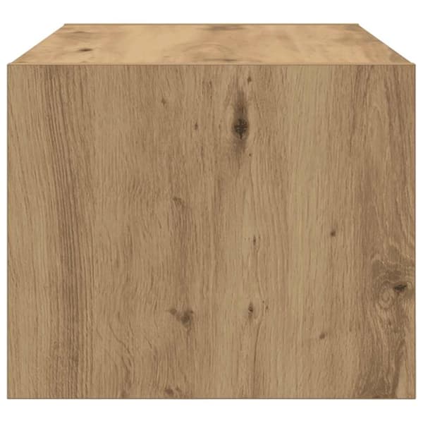 vidaXL TV-benk artisan eik 60x31x25,5 cm konstruert tre