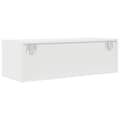 Miniatyrbilde 10 av 11: vidaXL TV-benker 2 stk hvit 80x31x25,5 cm konstruert tre