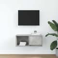Miniatyrbild 4 av 11: vidaXL TV-bänk betonggrå 60x31x25,5 cm konstruerat trä