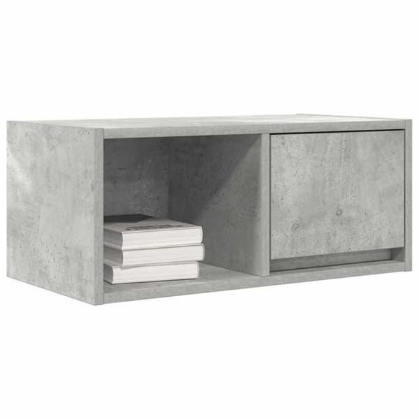 vidaXL TV-bänk betonggrå 60x31x25,5 cm konstruerat trä