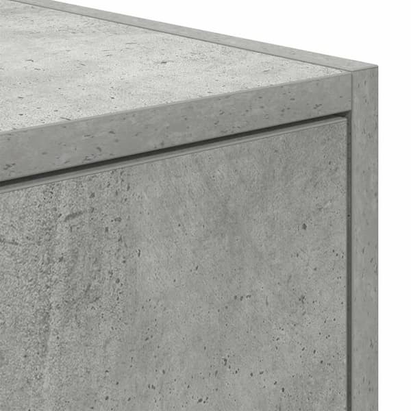 vidaXL TV-bänk betonggrå 60x31x25,5 cm konstruerat trä