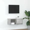 Miniatyrbild 2 av 11: vidaXL TV-bänk betonggrå 60x31x25,5 cm konstruerat trä