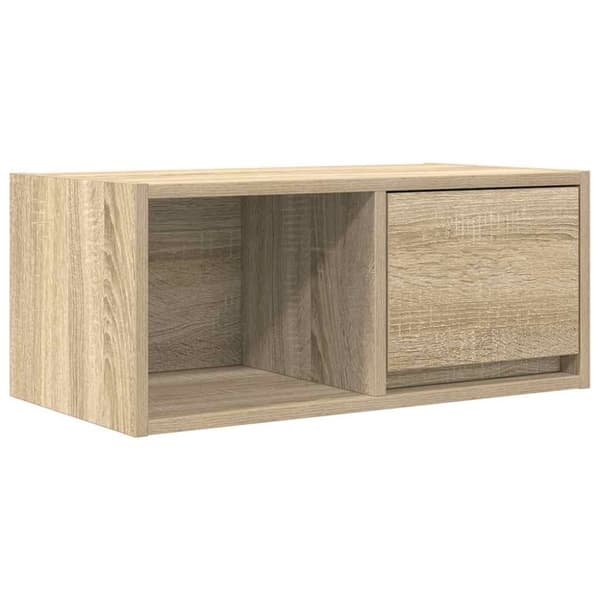vidaXL TV-bänk sonoma ek 60x31x25,5 cm konstruerat trä
