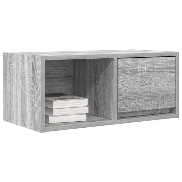 vidaXL TV-benker 2 stk grå sonoma 60x31x25,5 cm konstruert tre