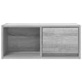 Miniatyrbilde 8 av 11: vidaXL TV-benker 2 stk grå sonoma 60x31x25,5 cm konstruert tre