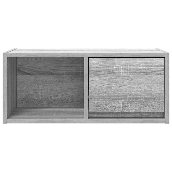 vidaXL TV-benker 2 stk grå sonoma 60x31x25,5 cm konstruert tre