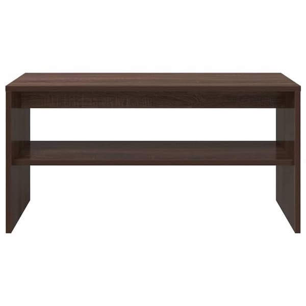 vidaXL TV-benk brun eik 80x40x40 cm konstruert tre