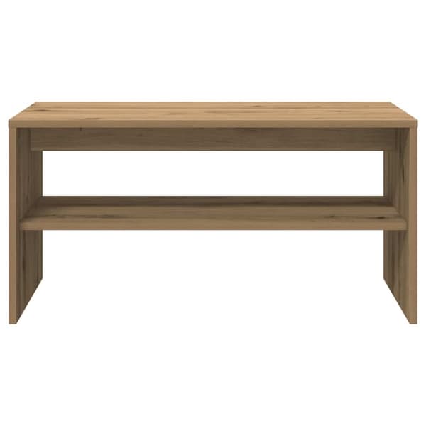 vidaXL TV-benk artisan eik 80x40x40 cm konstruert tre