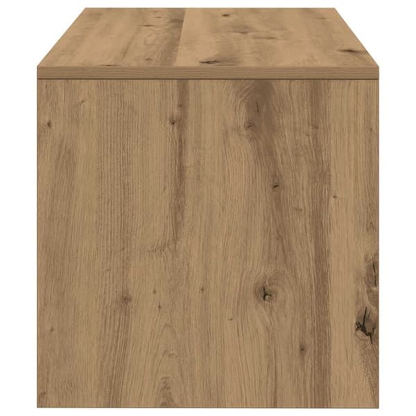 vidaXL TV-benk artisan eik 80x40x40 cm konstruert tre