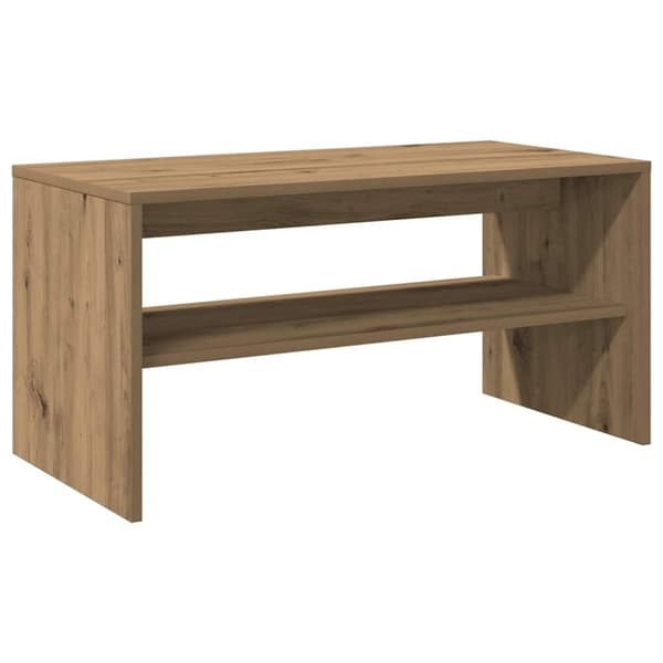 vidaXL TV-benk artisan eik 80x40x40 cm konstruert tre