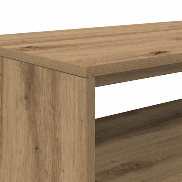 vidaXL TV-benk artisan eik 80x40x40 cm konstruert tre