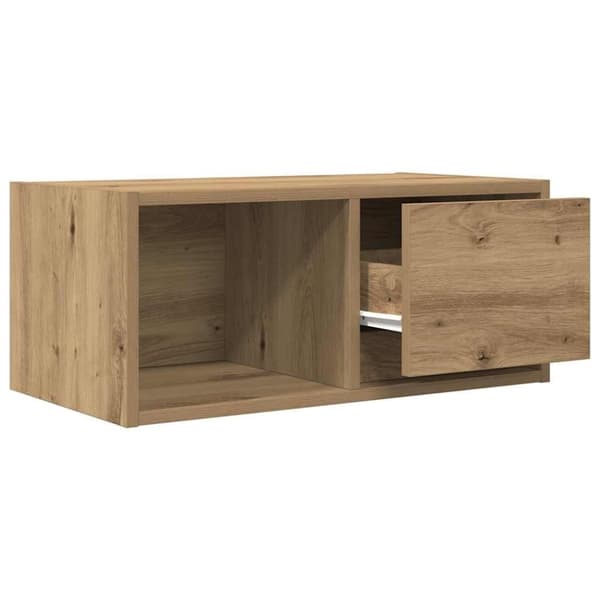 vidaXL TV-benker 2 stk artisan eik 60x31x25,5 cm konstruert tre