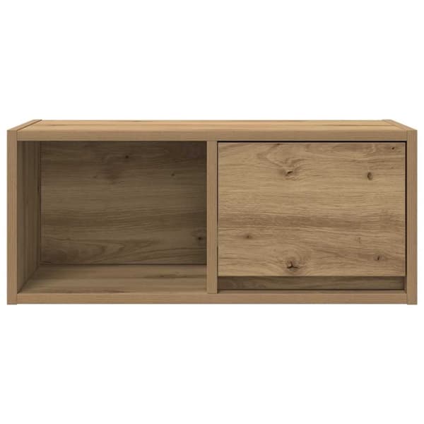 vidaXL TV-benker 2 stk artisan eik 60x31x25,5 cm konstruert tre