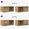 Miniatyrbilde 11 av 11: vidaXL TV-benker 2 stk artisan eik 60x31x25,5 cm konstruert tre