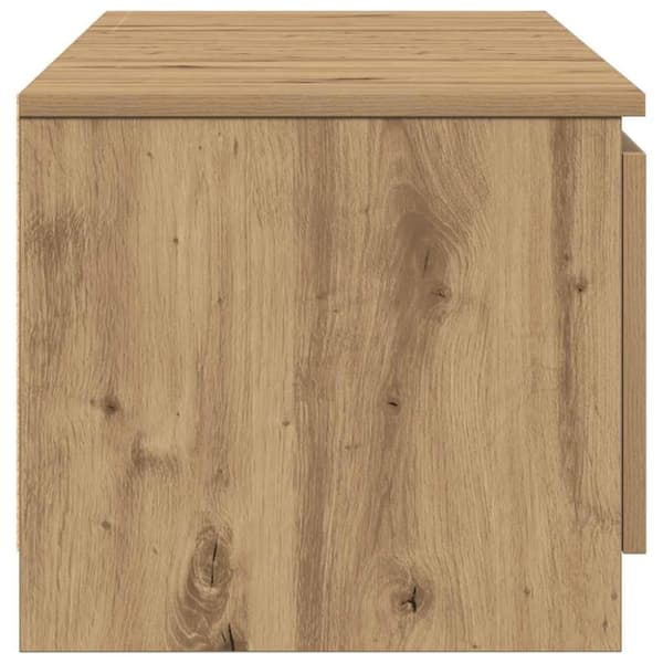 vidaXL Tv-bänk artisan ek 140x40x36 cm konstruerat trä