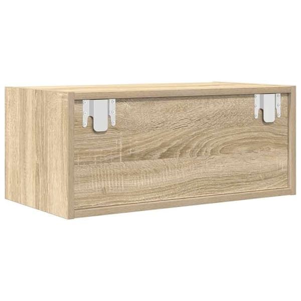vidaXL TV-benker 2 stk sonoma eik 60x31x25,5 cm konstruert tre