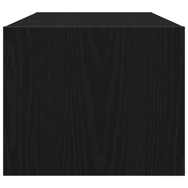 vidaXL TV-benker 2 stk svart eik 80x31x25,5 cm konstruert tre