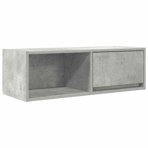 vidaXL TV-benk betonggrå 80x31x25,5 cm konstruert tre