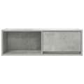 Miniatyrbilde 7 av 11: vidaXL TV-benk betonggrå 80x31x25,5 cm konstruert tre