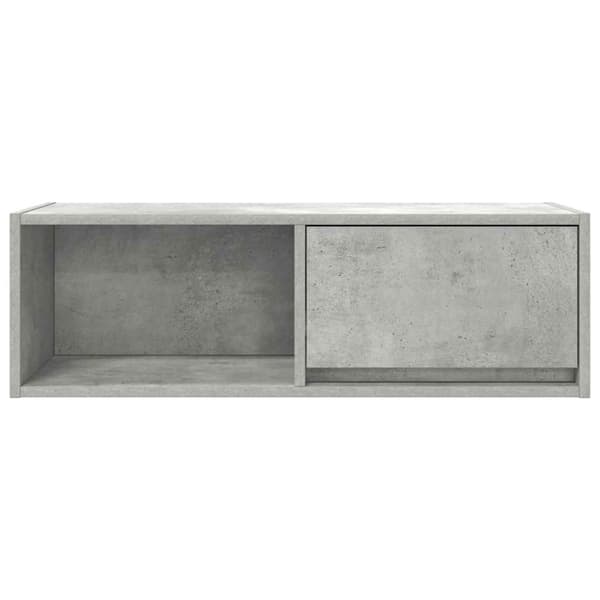 vidaXL TV-benk betonggrå 80x31x25,5 cm konstruert tre