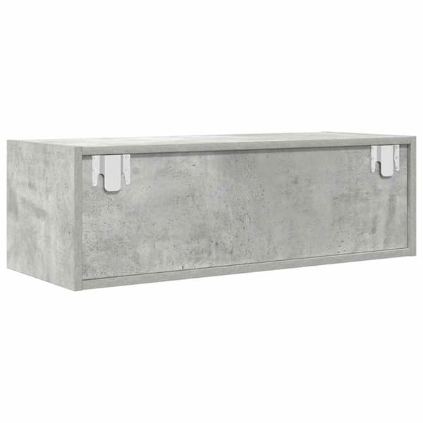 vidaXL TV-benk betonggrå 80x31x25,5 cm konstruert tre