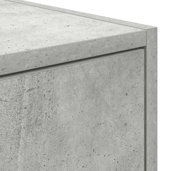 vidaXL TV-benk betonggrå 80x31x25,5 cm konstruert tre
