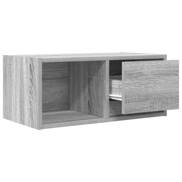 vidaXL TV-bänk grå sonoma 60x31x25,5 cm konstruerat trä