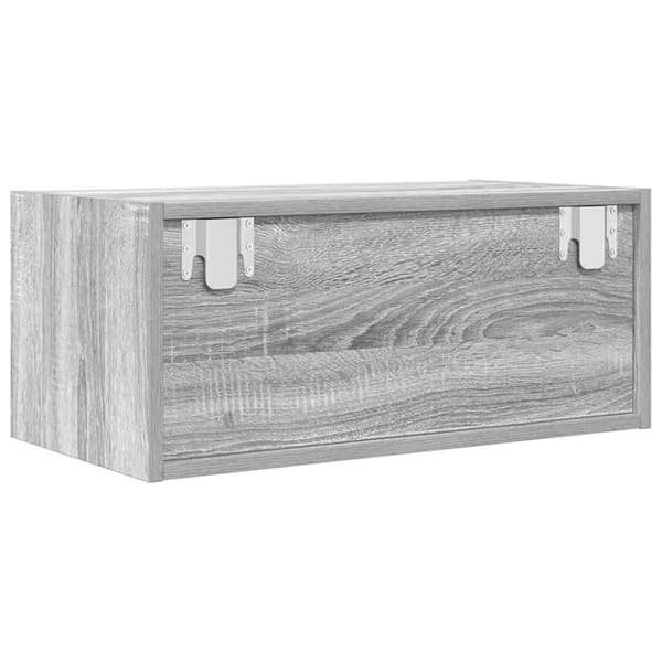 vidaXL TV-bänk grå sonoma 60x31x25,5 cm konstruerat trä