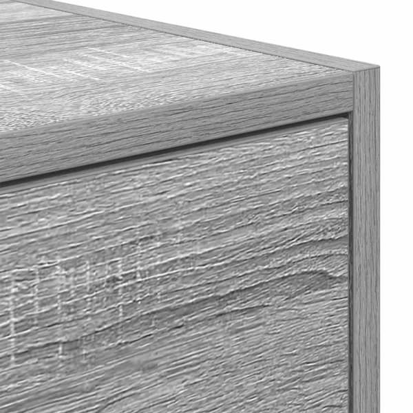vidaXL TV-bänk grå sonoma 60x31x25,5 cm konstruerat trä