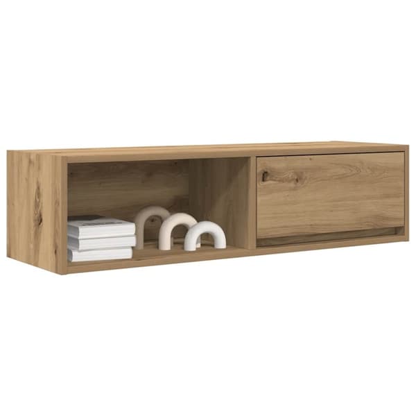 vidaXL tv-borde 2 stk. 100x31x25,5 cm konstrueret træ kunsteg