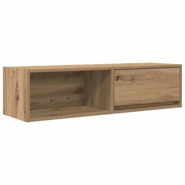 vidaXL tv-borde 2 stk. 100x31x25,5 cm konstrueret træ kunsteg