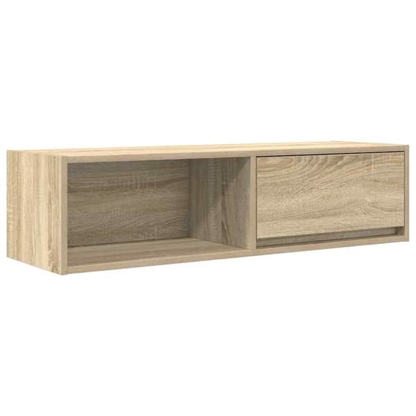 vidaXL tv-borde 2 stk. 100x31x25,5 cm konstrueret træ sonoma-eg