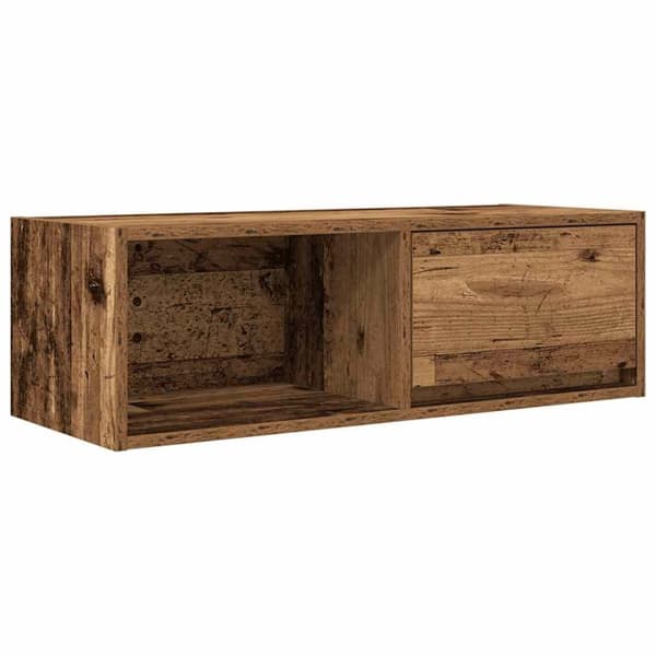 vidaXL TV-taso vanha puu 80x31x25,5 cm suunniteltu puu