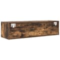 Pikkukuva 10 / 11: vidaXL TV-seinäkaappi 2 kpl savutammi 100x31x25,5 cm tekninen puu