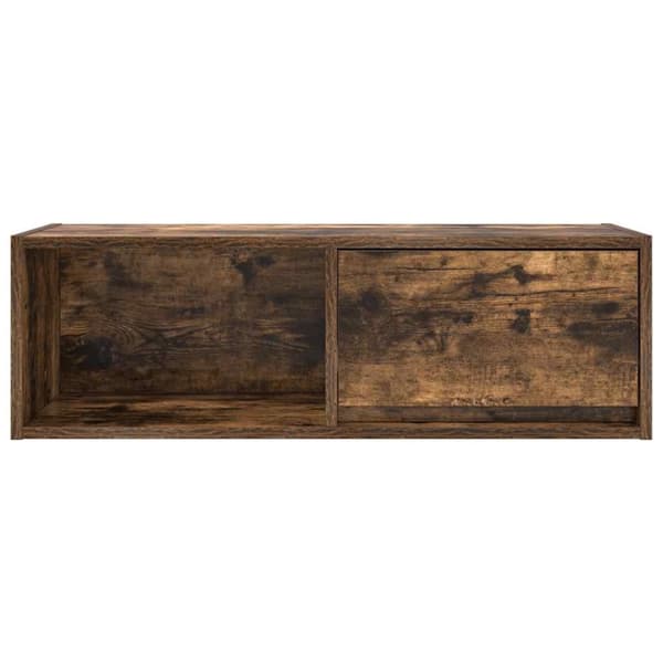 vidaXL tv-skabe 2 stk. 80x31x25,5 cm konstrueret træ røget egetræ