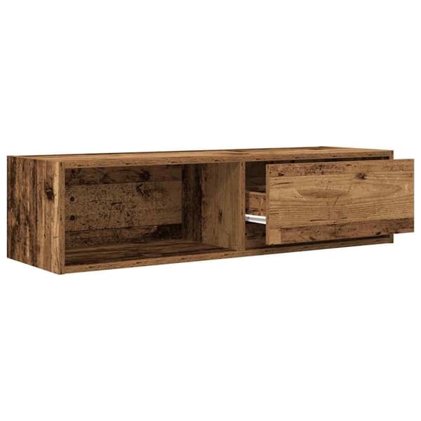 vidaXL tv-borde 2 stk. 100x31x25,5 cm konstrueret træ gammelt trælook
