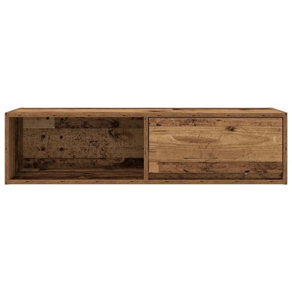 vidaXL tv-borde 2 stk. 100x31x25,5 cm konstrueret træ gammelt trælook