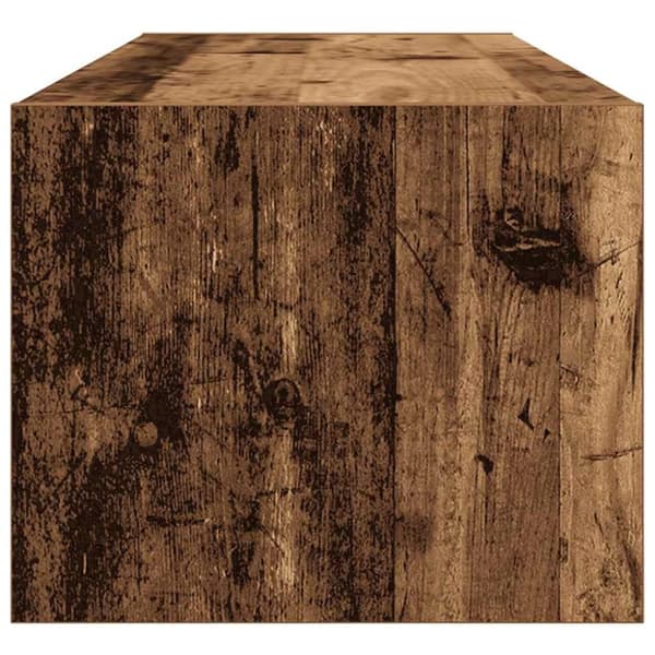 vidaXL tv-borde 2 stk. 100x31x25,5 cm konstrueret træ gammelt trælook